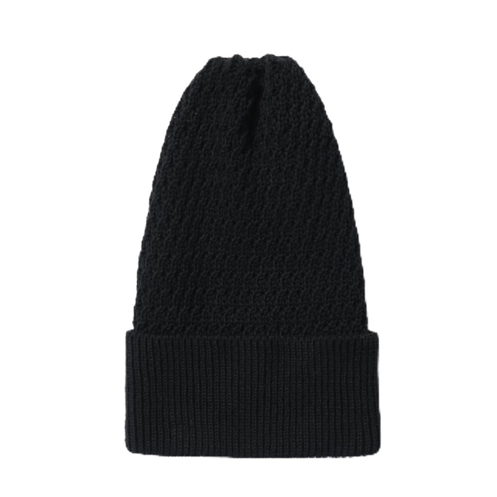 1875 Cable Knit Hats Beanie Stretch Soft Winter Warm HatLM2015-Black-M